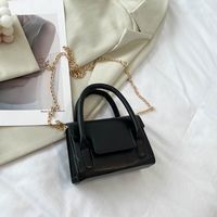 Summer Female New Fashion Portable Small Square Shoulder Messenger Bag sku image 3