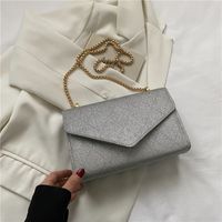 Retro Fashion Solid Color Embroidery Thread Textured Small Square Bag sku image 3
