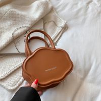 New Fashion Small Handbag Chain Messenger Solid Color Bag sku image 4