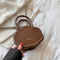 New Fashion Small Handbag Chain Messenger Solid Color Bag sku image 5