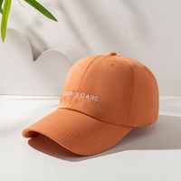 Fashion Wide-brimmed Baseball Cap Simple Embroidered Letters Peaked Cap sku image 4