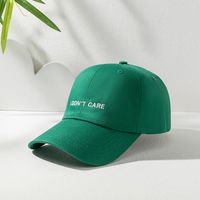 Fashion Wide-brimmed Baseball Cap Simple Embroidered Letters Peaked Cap sku image 2