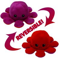 Flip Octopus Cute Multicolor Doll Double Face Expression Flip Octopus Doll Peluche Jouet sku image 40