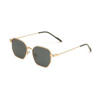 Mode Uv Schutz Retro Braun Große Rim Sonnenbrille main image 4