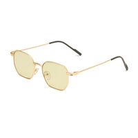 Mode Uv Schutz Retro Braun Große Rim Sonnenbrille sku image 3