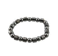 New Fashion Grey Beaded Magnet Simple Metal Bracelet Ornament sku image 1