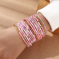 Fashion Retro Creative Multicolor Bead Multi-layer Bracelet Set main image 1