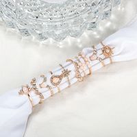 New Fashion Star Water Drop Diamond Alloy Ring 10-piece Set main image 8