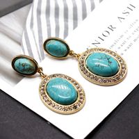 Fashion Turquoise Series Tassel Woven Earrings Nhom155156 sku image 1
