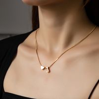 Neue Einfache Mode Brief Halskette Frauen Retro Legierung Schlüsselbein Kette main image 3