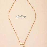 New Simple Fashion Letter Necklace Women's Retro Alloy Clavicle Chain main image 4