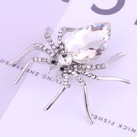 Fashion Ornament Rhinestone  Crystal Spider Shaped Alloy Brooch sku image 1