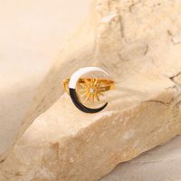 Fashion Geometric Stainless Steel No Inlaid Gold Plated Rings main image 1