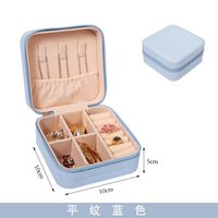 Classic Style Solid Color Pu Leather Wholesale Jewelry Boxes sku image 9