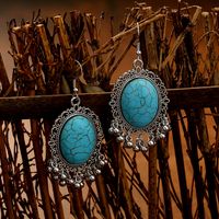 Women's Bohemian Geometric Alloy Earrings Plating Turquoise Drop Earrings As Picture main image 4