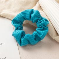 Fashion Simple Solid Color Colorful Striped Updo Bun Handmade Women Hair Bands Head Accessories main image 5