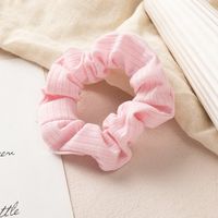Fashion Simple Solid Color Colorful Striped Updo Bun Handmade Women Hair Bands Head Accessories main image 10