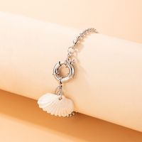 Fashion Alloy Geometric Pattern Shell Bracelet Daily Copper Bracelets main image 2