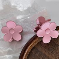 Cute Flower Shape Small Size Plastic Hair Claw main image 8