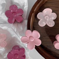 Cute Flower Shape Small Size Plastic Hair Claw main image 10