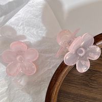 Cute Flower Shape Small Size Plastic Hair Claw main image 9