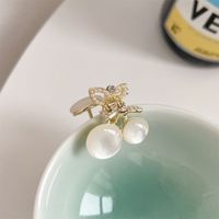 Fashion Cute Opal Cherry Shaped Inlay Pearl Hair Clip Hair Accessories main image 4