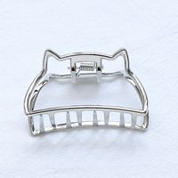 Mode Niedlichen Katze Ohr Geformt Einfache Geometrische Metall Barrettes Weiblichen Legierung Ornament sku image 6