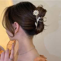 Fashion Opal Daisy Grip Hairpin Female Head Large Clip Hair Accessories main image 5