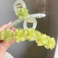 Fashion Green Lily Grip Hairpin Flower Clip Hair Accessories main image 1