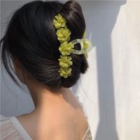 Mode Vert Lily Prise En Épingle À Cheveux Fleur Clip Cheveux Accessoires main image 6
