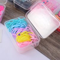 New Boxed Cute Candy Color Band Hair Tie Disposable Rubber Band Headdress main image 6