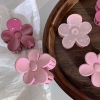 Cute Flower Shape Small Size Plastic Hair Claw main image 4