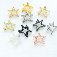 Fashion Starfish Shaped Metal Cute Alloy Grip Solid Color Hair Accessories main image 2