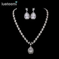 Womens Electroplated Copper And Zircons Jewelry Sets Nhtm129854 sku image 4
