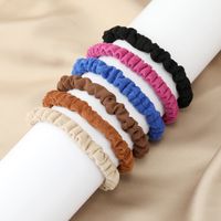 Fashion Solid Color Simple Hair Accessories Women's New Hair Rope Ornament main image 1
