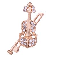 Fashion Notes Rhinestone Zinc Diamond Artificial Rhinestones Women'S Men'S Unisex Brooches sku image 3