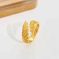 Fashion Wings Alloy No Inlaid Women's Ring main image 3