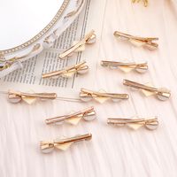 Women's Sweet Simple Style Geometric Synthetic Resin Alloy Hair Accessories Inlaid Resin Artificial Gemstones Hair Clip 10 Pieces 1 Set main image 3