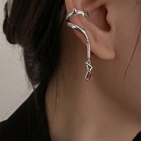 Women's Fashion Geometric Copper Earrings Plating Inlay Zircon Clip&cuff Earrings 1 Piece main image 4