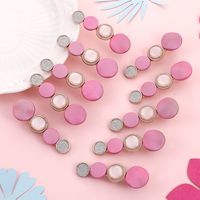 Women's Retro Simple Style Multicolor Synthetic Resin Alloy Hair Accessories Inlaid Resin Resin Hair Clip 10 Pieces 1 Set main image 9