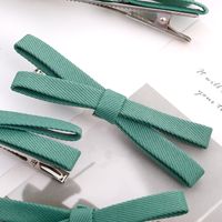 Women's Cute Sweet Bow Knot Alloy Cloth Dyeing No Inlaid Hair Clip 10 Pieces main image 4
