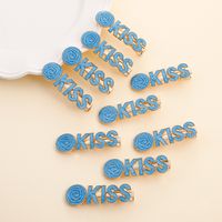 Women's Sweet Letter Alloy Spray Paint No Inlaid Hair Clip 10 Pieces main image 6