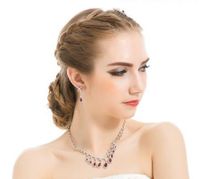 Fashion Zircon Plating Necklace  (transparent Necklace-18b01)  Nhtm0117-transparent Necklace-18b01 sku image 3