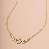 Creative Fashion Flame Angel Wings Necklace Clavicle Chain main image 4