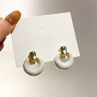2022 New Fashion Metallic Geometric Female Alloy Earrings main image 4