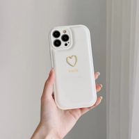 Einfache Weiß Air Kissen 13 Pro Max Iphone Fall main image 2