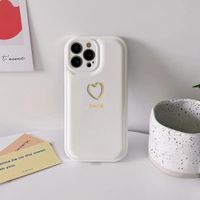 Einfache Weiß Air Kissen 13 Pro Max Iphone Fall main image 3