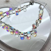 Color Crystal String Beads Fashion Necklace main image 3