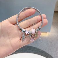 Nueva Pulsera Salvaje Con Colgante De Gato De Diamantes sku image 8