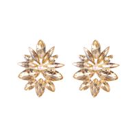 1 Pair Elegant Luxurious Shiny Geometric Artificial Crystal Alloy Women's Drop Earrings sku image 3